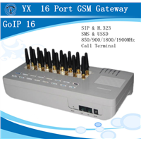 IMEI Change GoIP 16 Ports GSM Gateway Support SMS & USSD, GoIP 16 Channel VoIP GSM Gateway