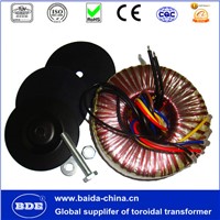 Toroidal audio ouput voltage transformer