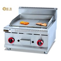 LPG stainless steel table Top Gas Griddle(BY-GH586)