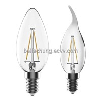 Hotsale new design E14/E27 candle bulb light 2w led osram lamp