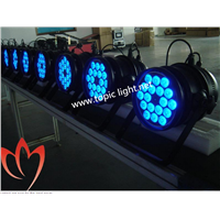54W RGB 18x3W RGB LED 3in1 par stage light , DMX512-6channels/Sound Active/Master/Slave/Auto strobe