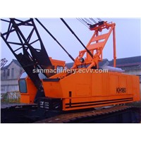 used hitachi kh180 crawler crane 50t original and excellent condition crane
