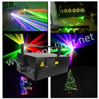 Stage , DJ lighting 520 UNIQ 11W RGB cartoon laser light for sale, Auto Run DMX512 , Music active