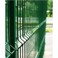 Ral 6005  green triangle bending fence used for Commercial grounds