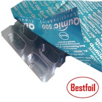 Coated treatment and hard temper pharmaceutical use aluminum foil packaging