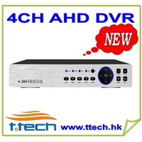 4CH 720P Realtime AHD DVR support