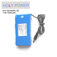 Polymer battery 7.4V 1050mAh HLY-523455PL-2S