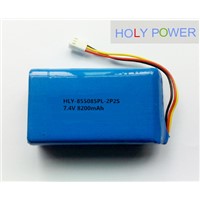Polymer battery 7.4V 8200mAh HLY-855085PL-2S2P