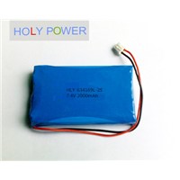 Polymer battery 7.4V 2000mAh HLY-634169PL-2S