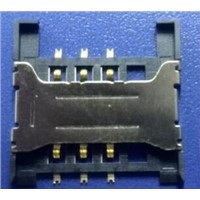 China replace Molex SD memory card connector for PDAS, reverse mount