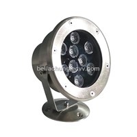 water landscapes IP68 DC24V / DC12V / AC220V 810lm 9w led underwater light