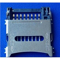 Molex equivalent 8pins T-flash cardholder connector for memory card