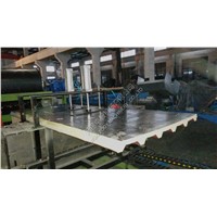 galvanized steel Wall PU Sandwich Panel Machine 0.3-0.8mm Thickness