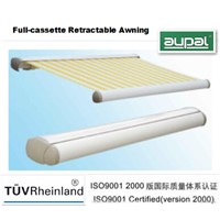 Full-cassette retractable door awning(remote)