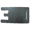 HDPE Black Plastic T-Shirt Retail Shopping bag/Retail grocery bag/Vest handle bag/Vest carrier bag