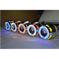 2.0inch hid bi-xenon motorcycle projector lens light with double angel eyes(2.0ABT)