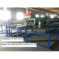Armaflex closed cell elastomeric foam rubber pipe production line