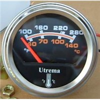 Utrema Auto Electric Water Temperature Gauge 2-1/16&amp;quot;