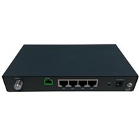 GEPON ONU 4 10/100M Ports and 1 CATV Port, Metal housing