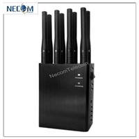 Handheld 8 band cellphone,wifi ,gps, remote control jammer