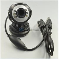 USB 8.0 Megapixel Camera Web Cam w/ Mic Night Vision for Desktop PC Laptop Skype