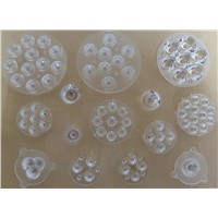 Chinese plastic optical lens and LED lens, UL-94V0 fire resistance, customize for street light