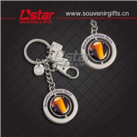 Different country of souvenir  key chain with free design