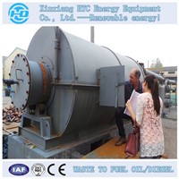 waste tyre to oil pyrolysis machinery