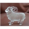 glass crystal goat animal figurine