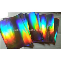 Seamless Rainbow Holographic metallized BOPP film for packaging and  lamination manufacturer