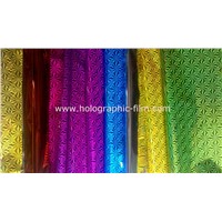 Metallized Holographic  BOPP film , Laser holographic film for Gigt packaging