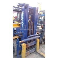Used condition komatsu 5t forklift with three 3 stages/masts komatsu 5t forklift for sale