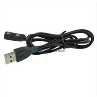 Black USB Male Charge Cable Charger Adapter for Pebble Smart Watch Wristwatch