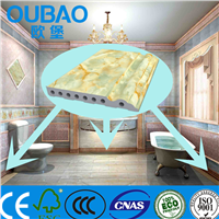 SGS /CE /ISO certification stone plastic composite building material artificial marble baseboard