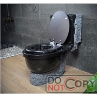Shanxi Black Granite Toilet,Stone Toilet,Black Granite Toilet