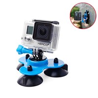 Hot Car Triangle Suction Cup + Tripod Mount + Screws for Gopro Hero 2 3 3+ 4 OS143