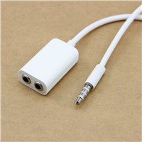 3.5 stereo audio cable Male to 2 Female cable