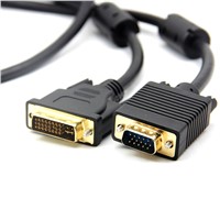 DVI 24+5 Male to VGA 15pin Male extension cables