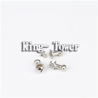 Gold color nipple rivet / chicago screw (with ISO and RoHS certification)