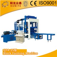 QT4-15 concrete brick making machine/hollow brick making machine/hydraulic brick making machine