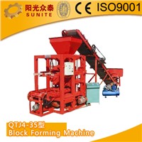 small hollow block making machine/sand cement block making machine/burning free block making machine