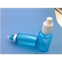 Sale 30ML PET  E-cigarette Empty  Bottle  Plastic E-cig Bottle Child Safty Color Cap E-liquid Bottle