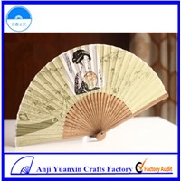 OEM Custom Printed Folding Fan Promotional Hand Fan