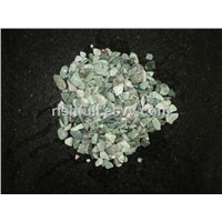 green gravels, crushed stone,machine made pebbles, marble chips,decorative gravels