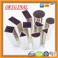 high quality different size powder coating aluminum pipe profiles