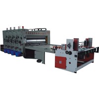high speed 2 colors corrugated cardboard printing machine