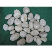 white marble pebbles,meshed pebble tile,pebble stone,river stone