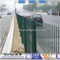 PVC coated welded double wire fence/868 wire mesh fence/656 fence