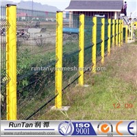 PVC coated welded wire mesh fencing