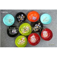Vietnam lacquered coconut bowls